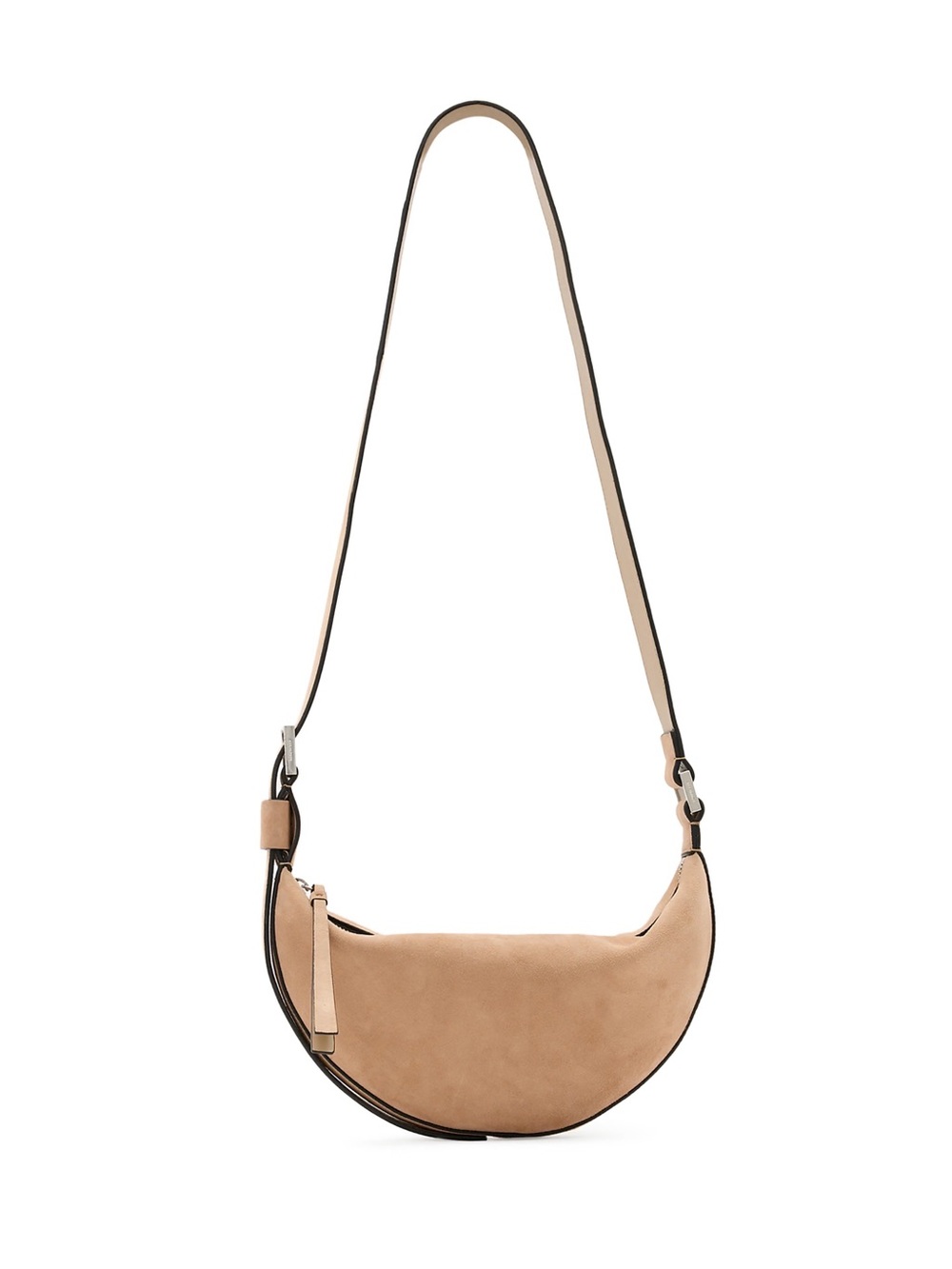 AllSaints Half Moon Crossbody - Mink Brown | NWOT